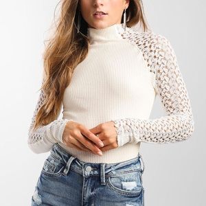 NWT free people Clemente mock neck top